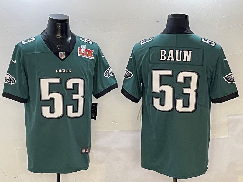 Men Philadelphia Eagles #53 Baun Green Second generation 2025 Nike Limited NFL Jersey style 2->philadelphia eagles->NFL Jersey
